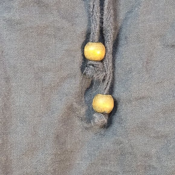 Cynthia Rowley Womens Linen Summer Dress 4 Halter Pockets Blue - Picture 3 of 15